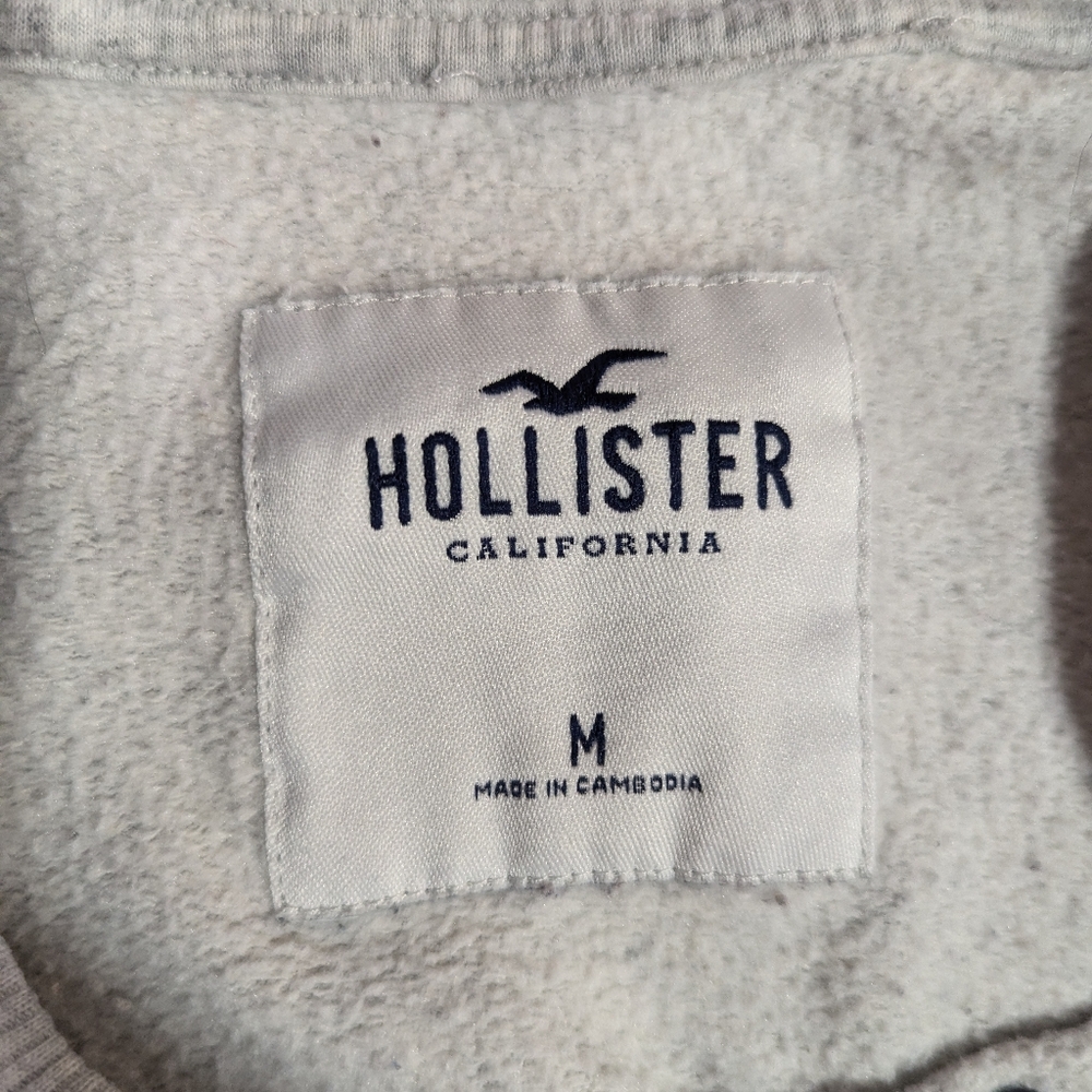 Hollister Whimsigoth M Gray Celestial Crew Sweatshirt Trust In The Universe - Picture 11 of 13
